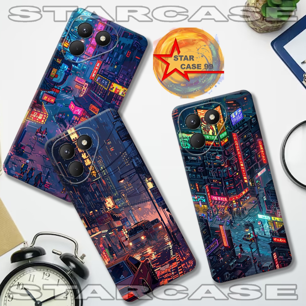 Softcase karet tecno pova 7 4g/S48/Motif /casing tecno pova 7 4g/case hp tecno pova 7 4g