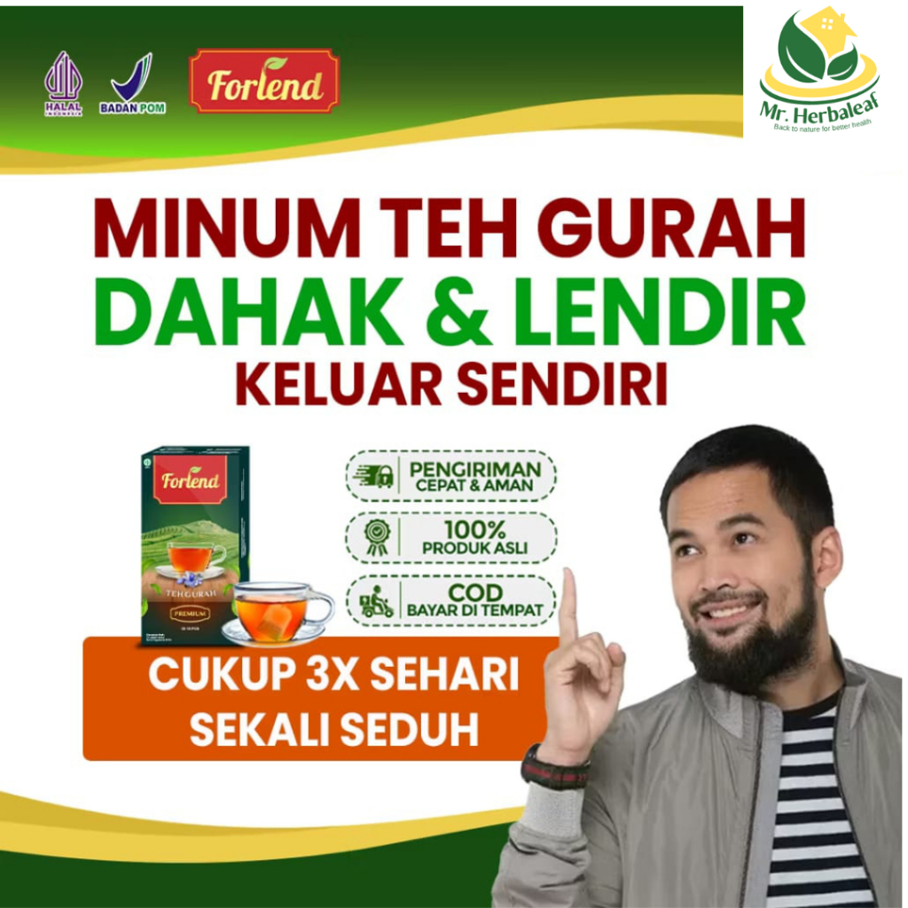 

FORLEND- Ampuh Banget Atasi Batuk Berdahak, Asma, Sinusitis, Hidung Tersumbat- Sudah BPOM Halal