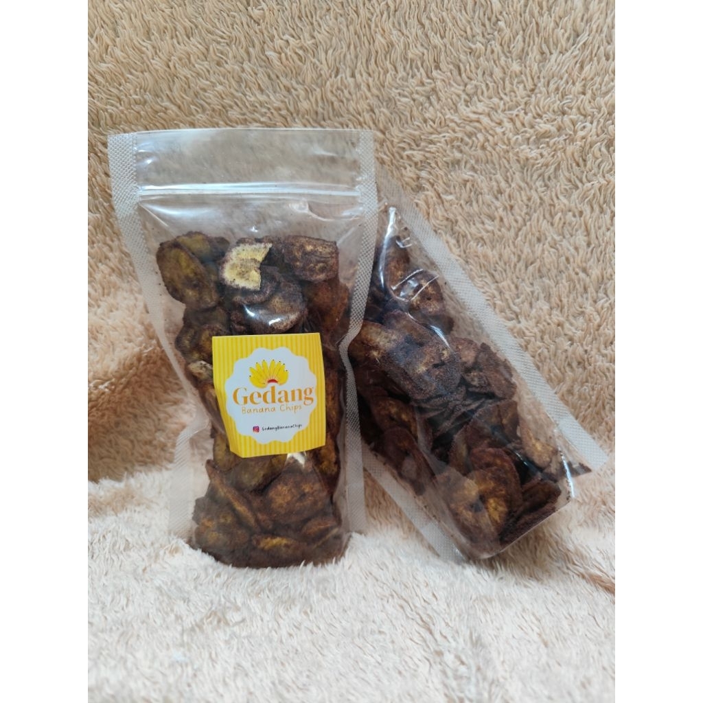 

Keripik pisang "Gedang" Banana Chips Rasa Coklat 100 gr