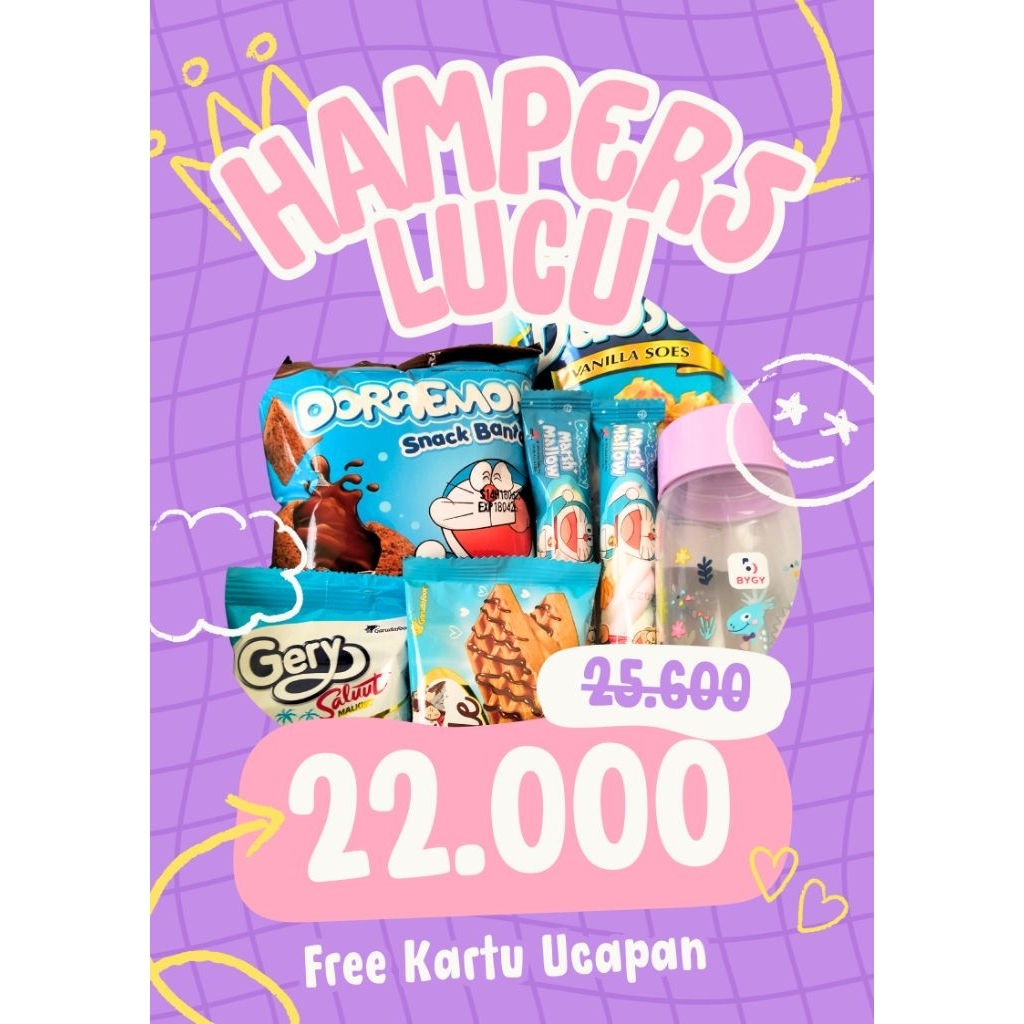 

HAMPERS VARIAN BIRU INCLUDE SOUVENIR