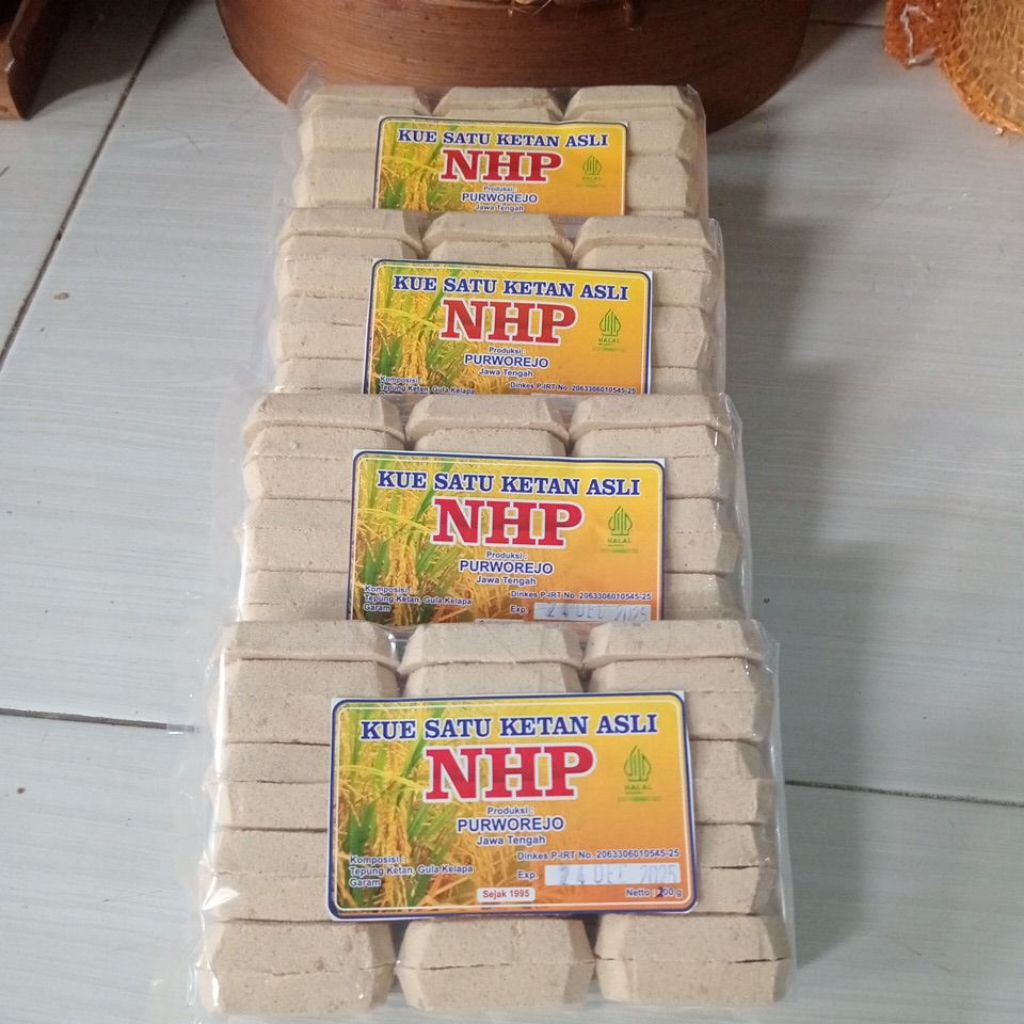 

kue satu ketan asli ( NHP ) kemasan 200gram asli Purworejo