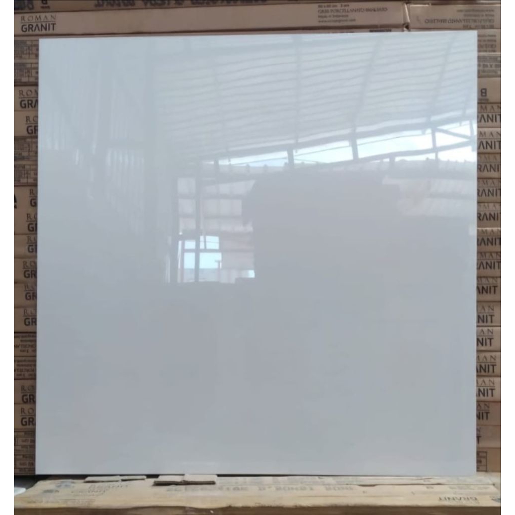 Roman Granit Putih Glossy 60x60 BGT609196FR Olvera Bright