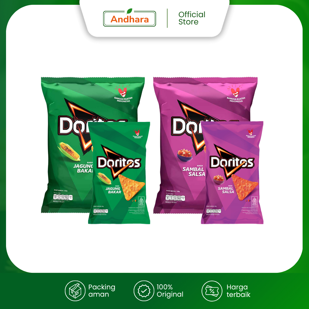 

Doritos Makanan Ringan Rasa 120gr & 55gr