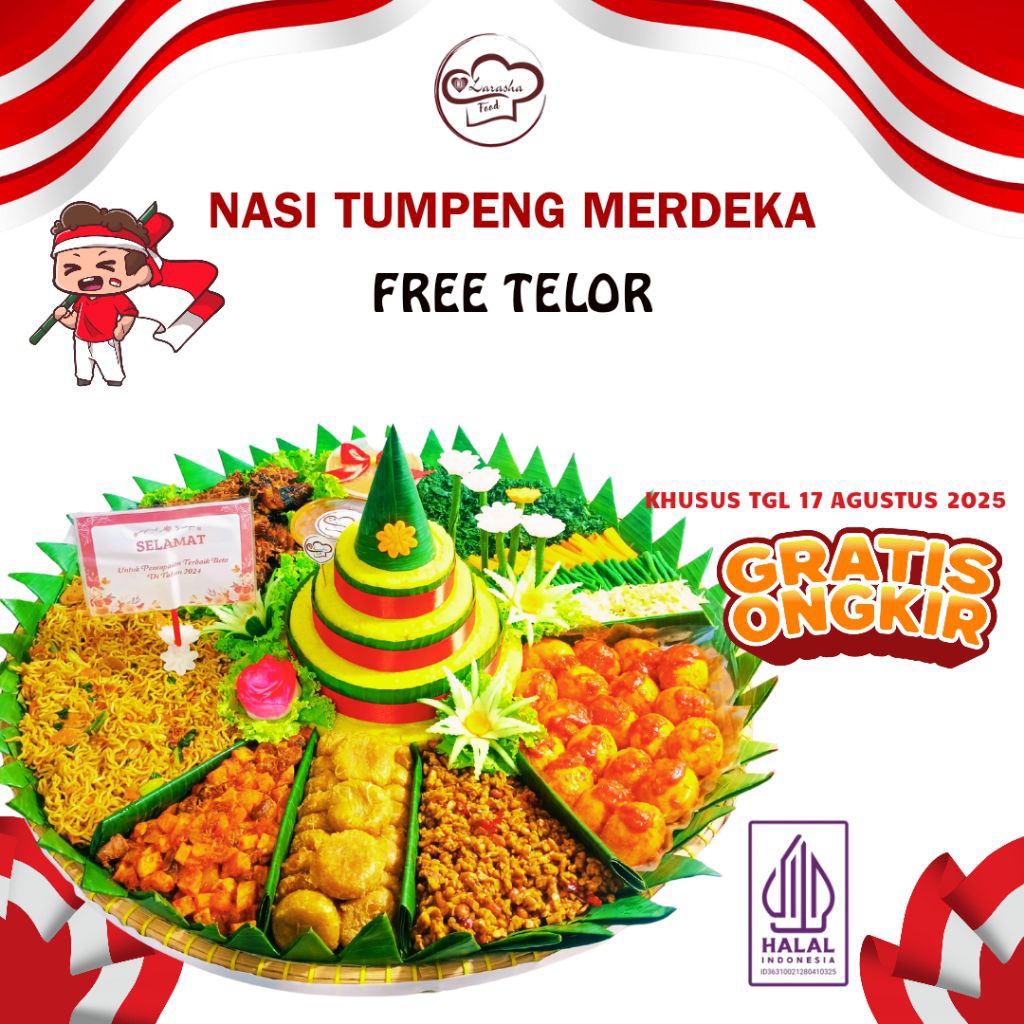 

Jual Tumpeng Nasi Kuning Free Telor/Tumpeng Menu Lengkap/Catering Tangsel/Catering Depok