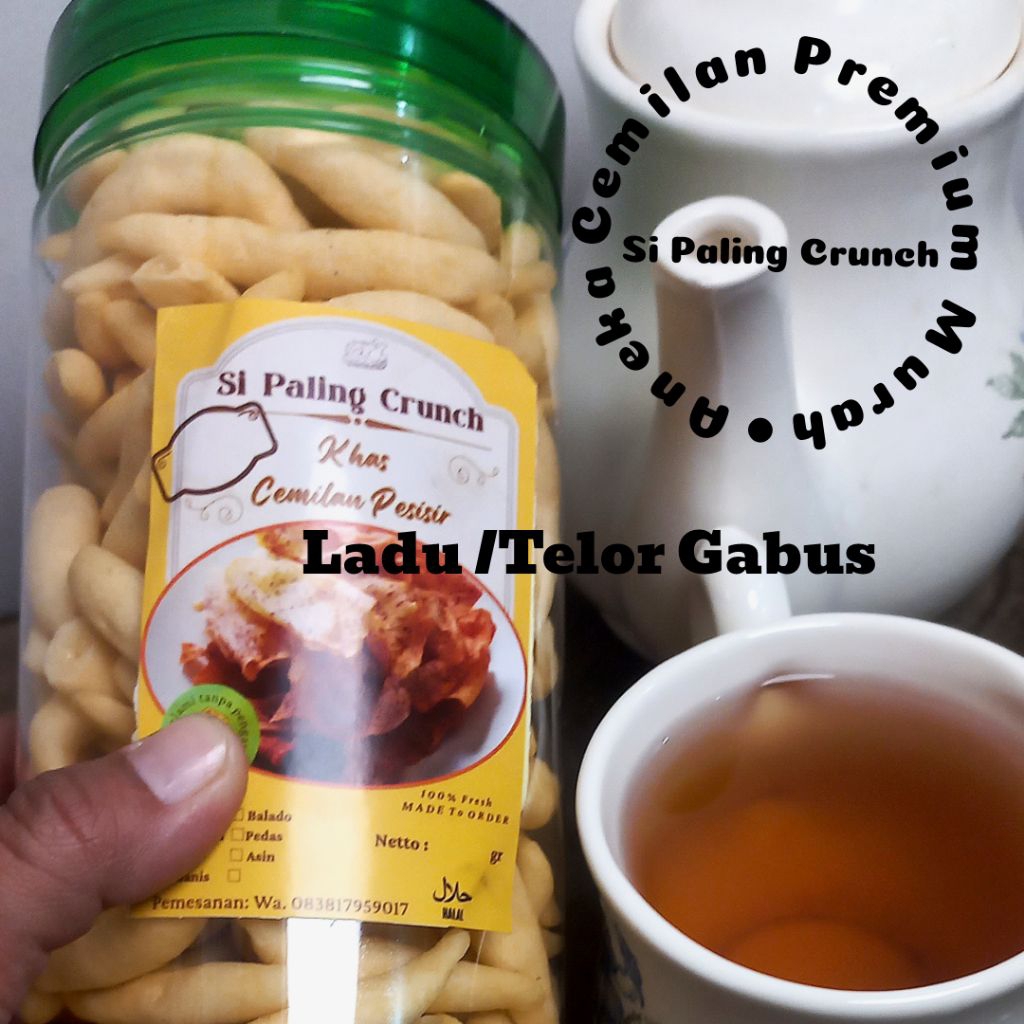 

Premium Ladu Telor Gabus Asin Gurih Renyah Murah Bikin Nagih