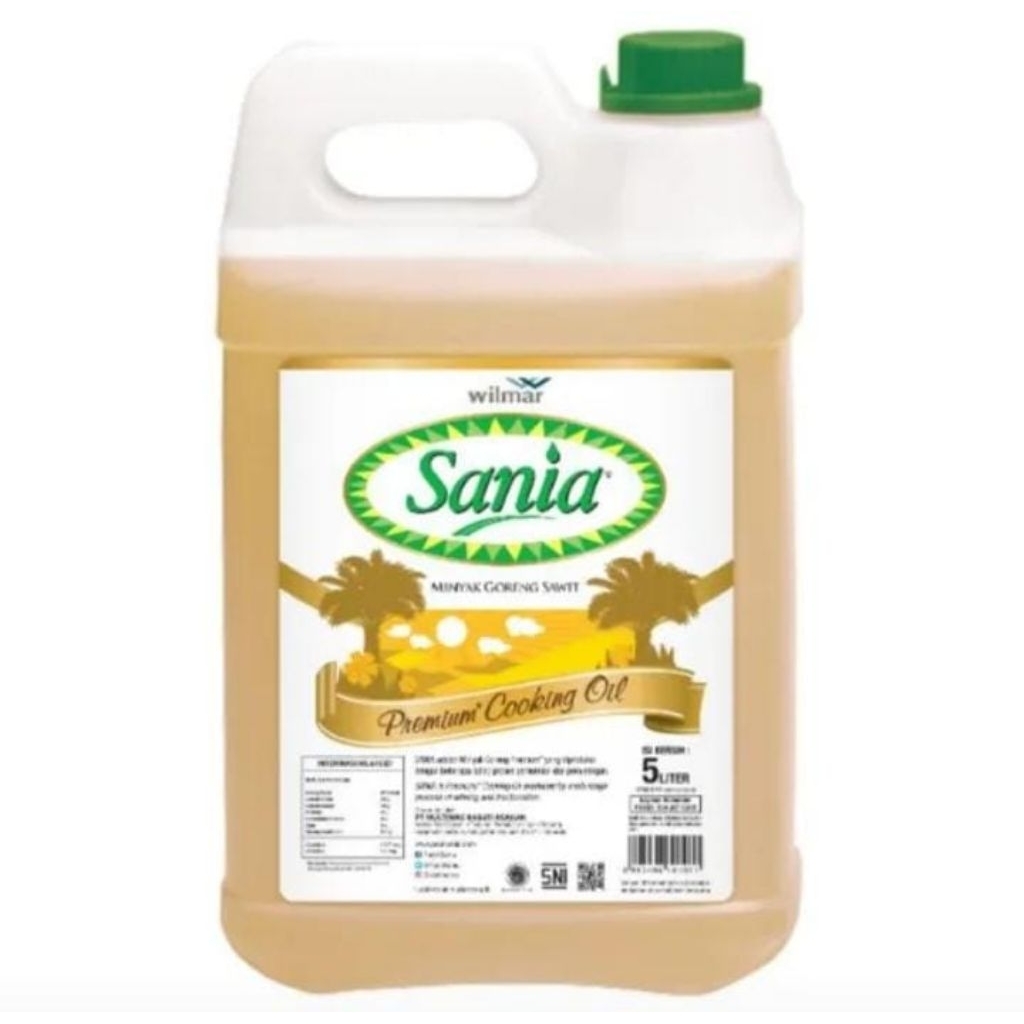 

PROMO MINYAK GORENG PREMIUM SANIA JERIGEN 5 LITER MINYAK GORENG SAWIT PREMIUM EXPIRED PANJANG