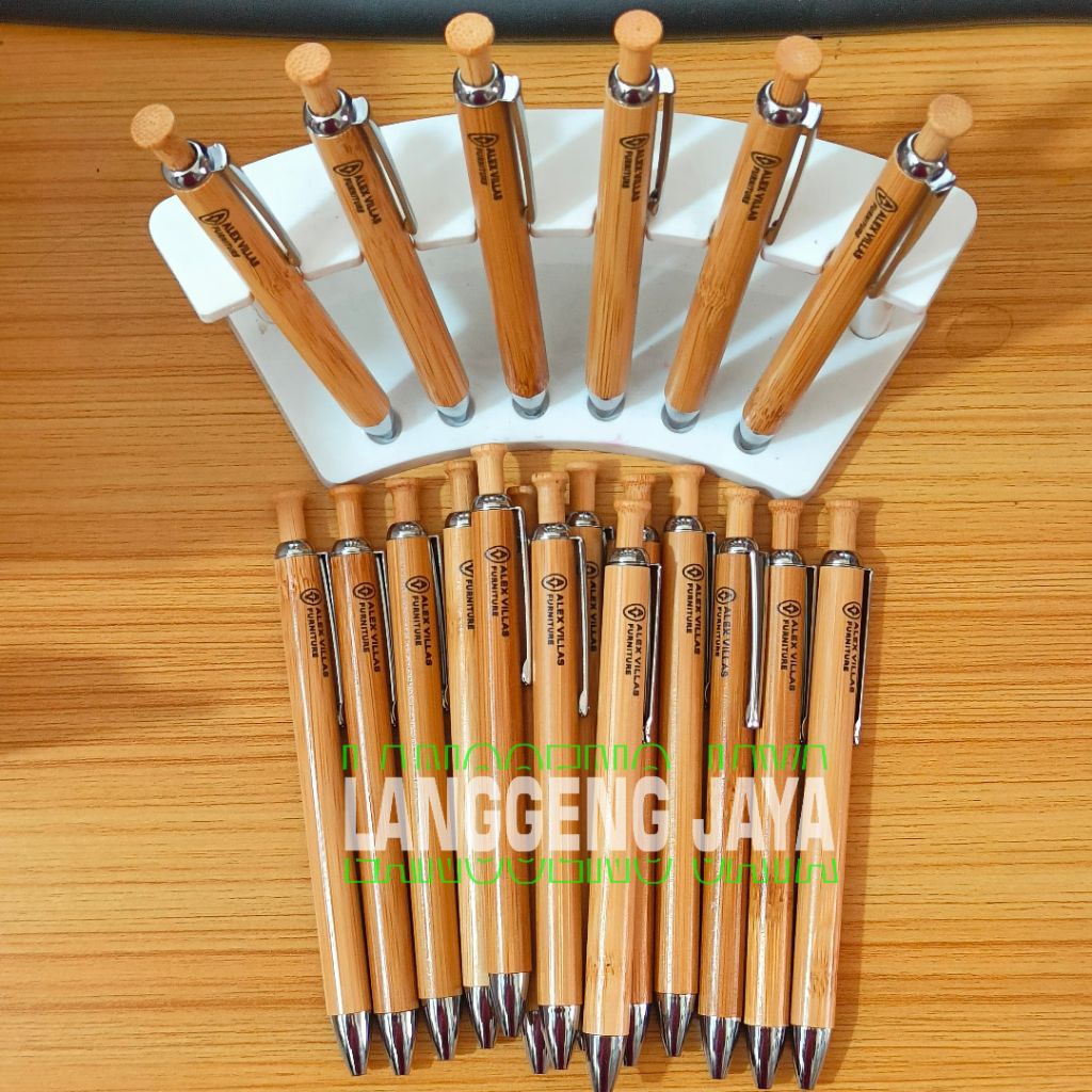 Pulpen bambu custom logo, pulpen kayu,pen unik, pulpen promosi, pulpen print logo