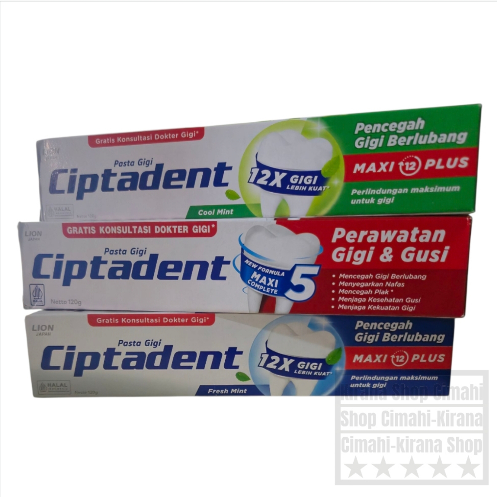 PASTA GIGI CIPTADENT 120gr / Odol ciptadent 120gr