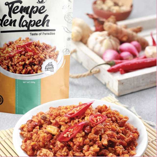 

RENDANG DEN LAPEH Tempe Orek Balado Plus Kacang Kemasan Vakum 200 Tempe Orek