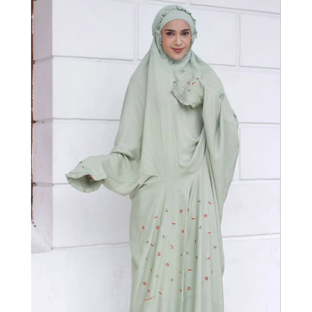 Mukena Terusan Dannis M230201 Perlengkapan Shalat Wanita Dewasa