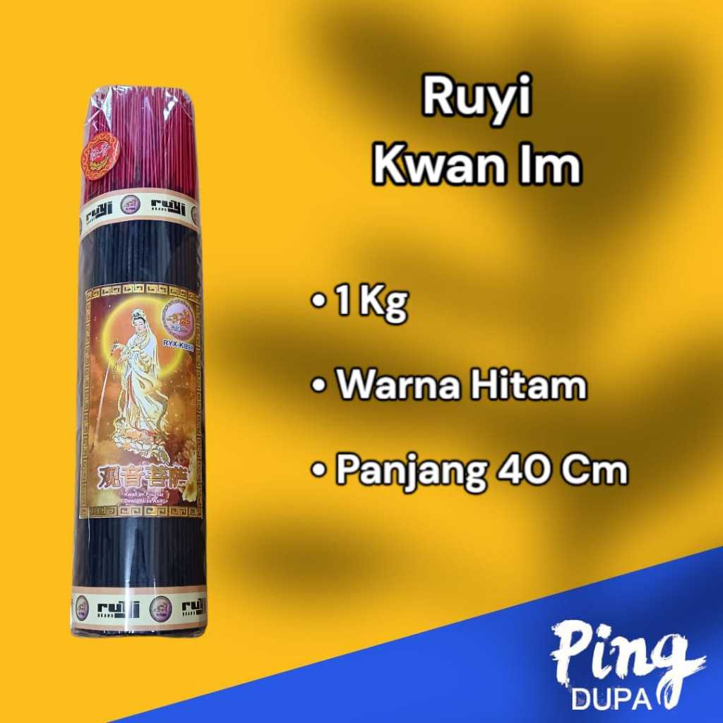 Hio Dupa Cendana Ruyi 1Kg Warna Hitam