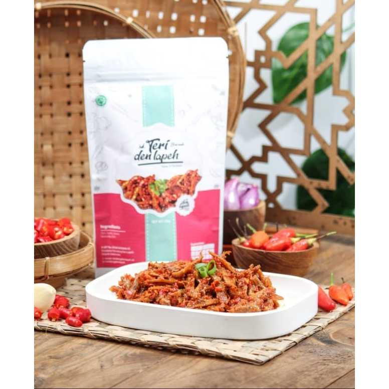 

RENDANG DEN LAPEH Teri Jengki Cabai Hijau / Teri Jengki Balado Plastik Vakum Premium