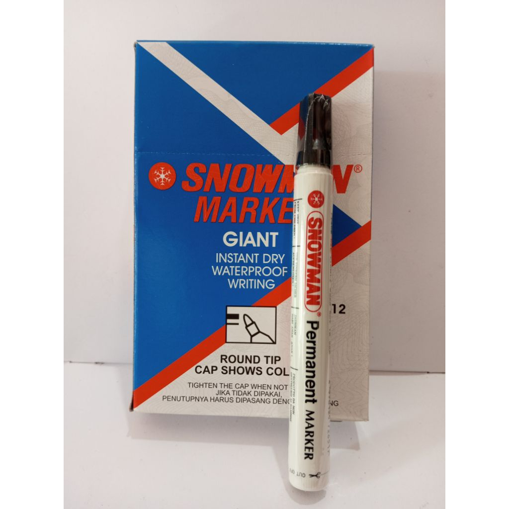 

Spidol snowman permanent g12 | Snowman permanent g-12