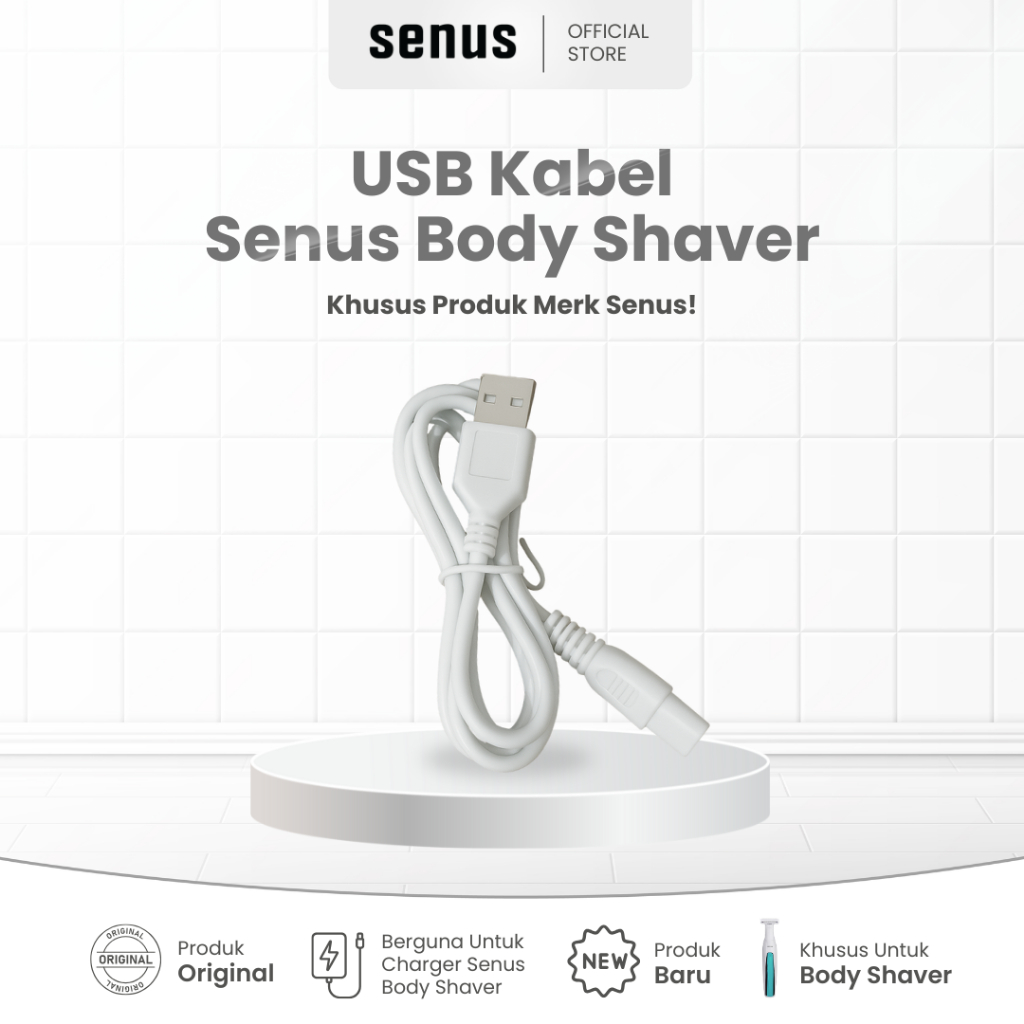Senus Body Shaver USB kabel (KHUSUS MERK SENUS)