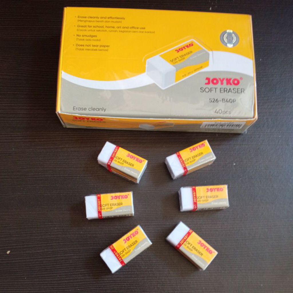 

MURAH PENGHAPUS JOYKO 526-B40P PUTIH ECER