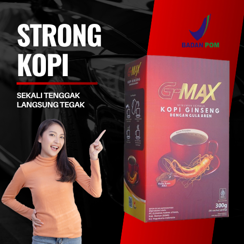 

Kopi Stamina Pria Tahan Lama Aman G-Max Kopi Ginseng coffee
