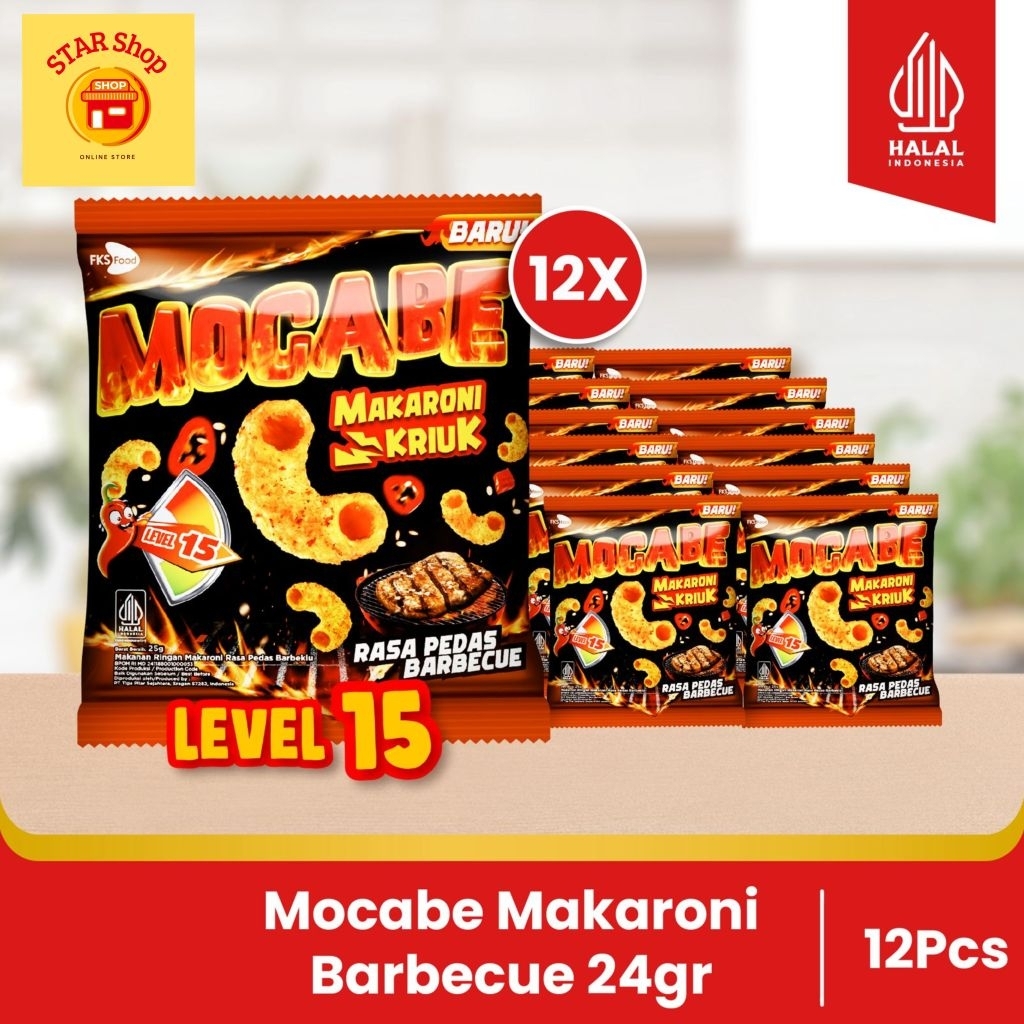 

Paket Bundling - Macaroni Mocabe - Barbecue - 24gr - 12pcs