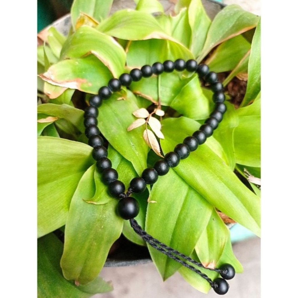Gelang Tasbih Batu Black Hajar Jahanam