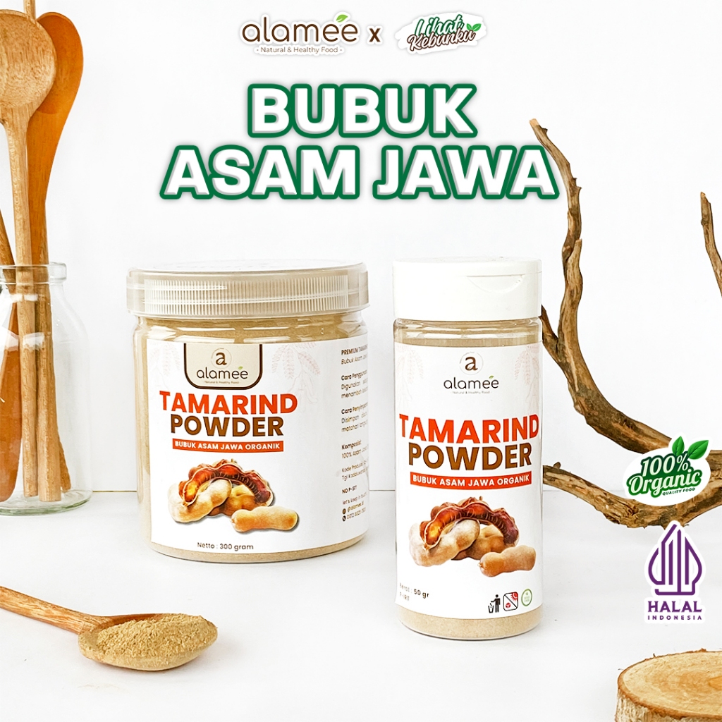 

ALAMEE Asam Jawa Bubuk Tamarind Seasoning Powder Bumbu Dapur Masak LIHAT KEBUNKU