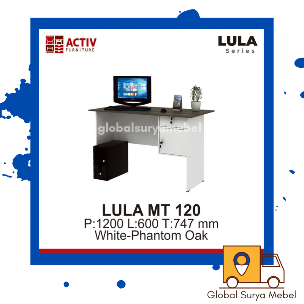 Activ Lula MT 120 Meja Tulis / Meja Belajar / Meja Kantor / Meja Kerja