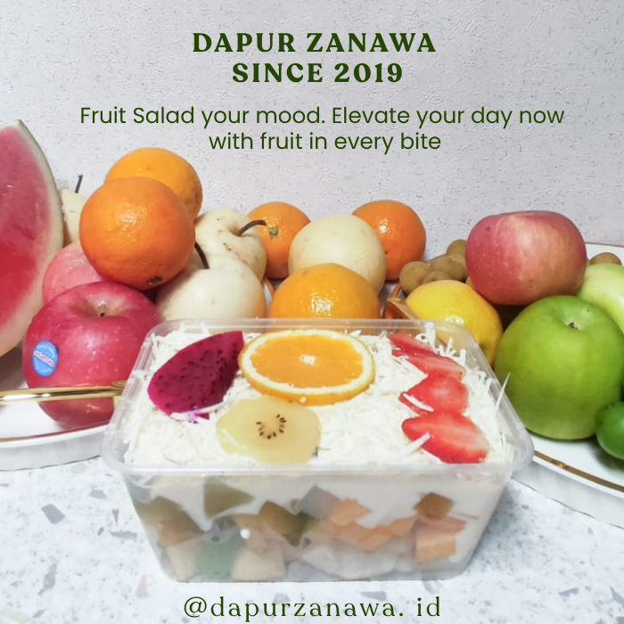 

(Salad Buah 1000ml) Salad Buah Creamy Fresh Premium - Dapur Zanawa Est 2019