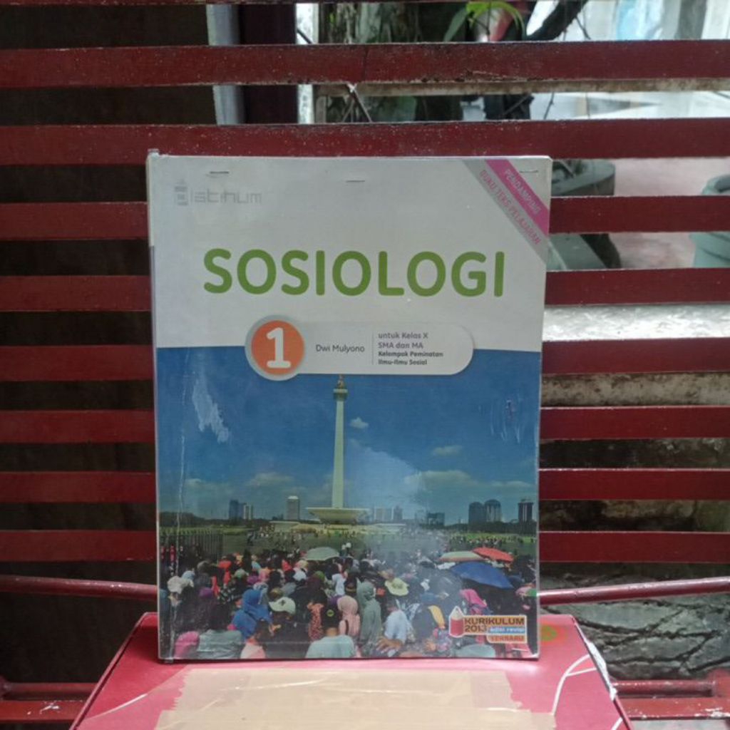 Buku Sosiologi Untuk Sma/Ma Kelas X/10/1 K13 Revisi Penerbit Platinum