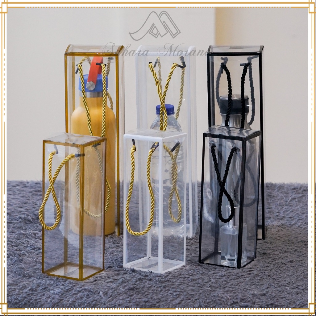 

Flower Box Mika Transparant Bottle Box Mika Box Hampers Box Multifungsi Sebaguna