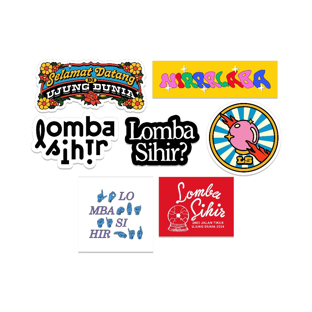 

Lomba Sihir - Stiker Satuan | Sticker Vinyl | Stiker Helm | Stiker Tumbler | Stiker Lomba Sihir | Stiker Glossy