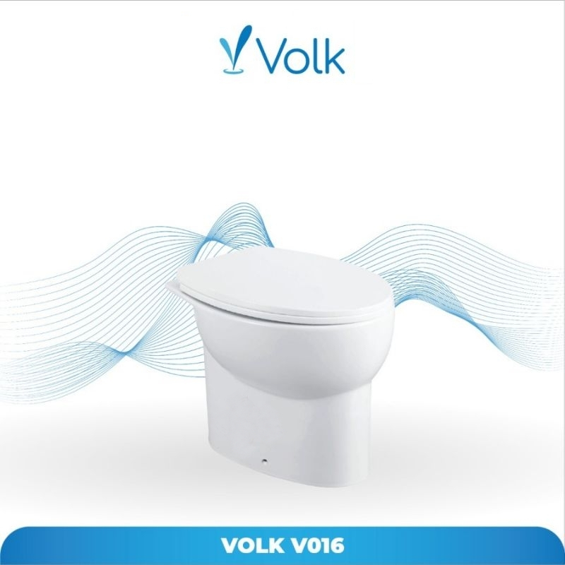 TERLARIS VOLK CLEMATIS V016 TOILET / CLOSET DUDUK SIRAM