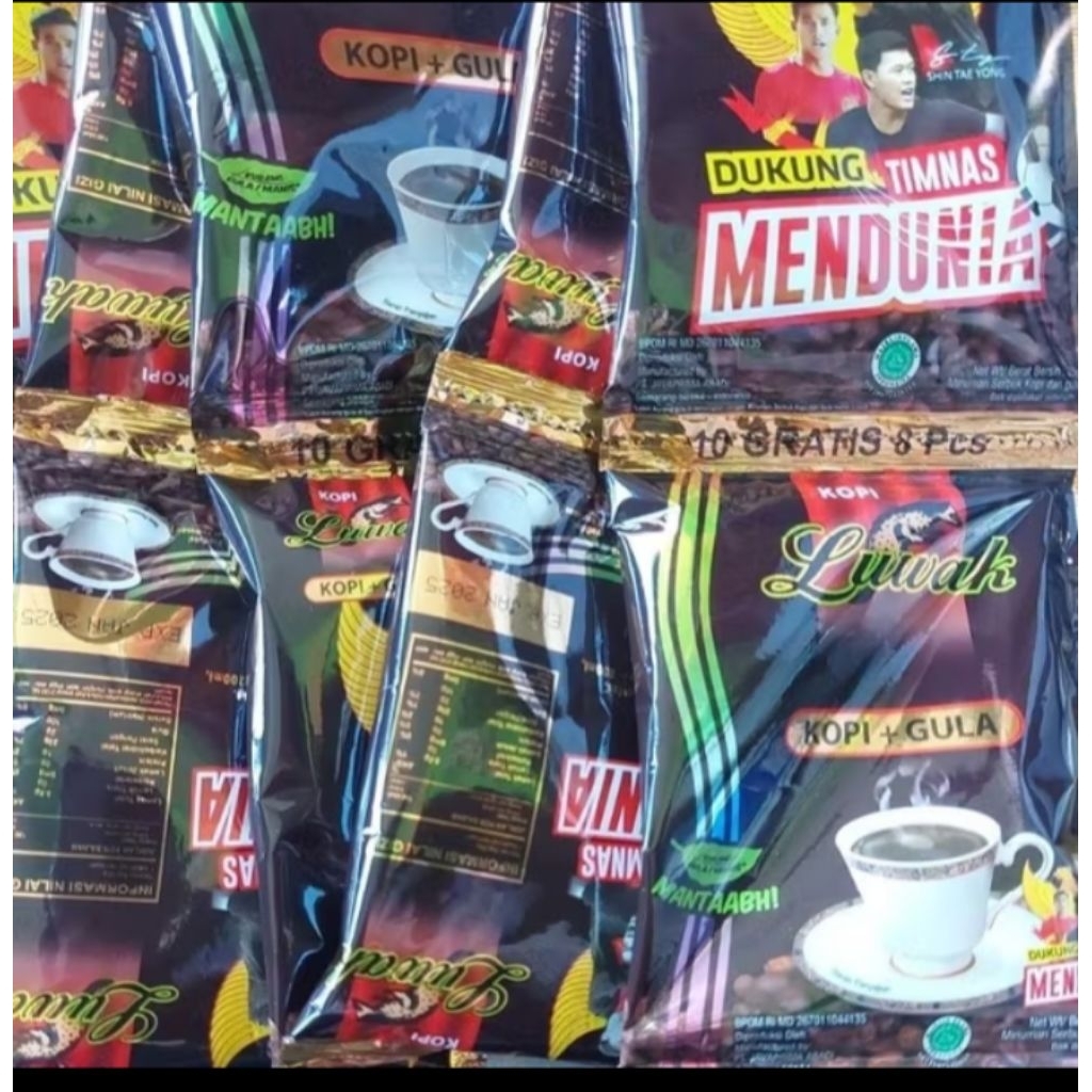

15 SACHET LUWAK KOPI HITAM