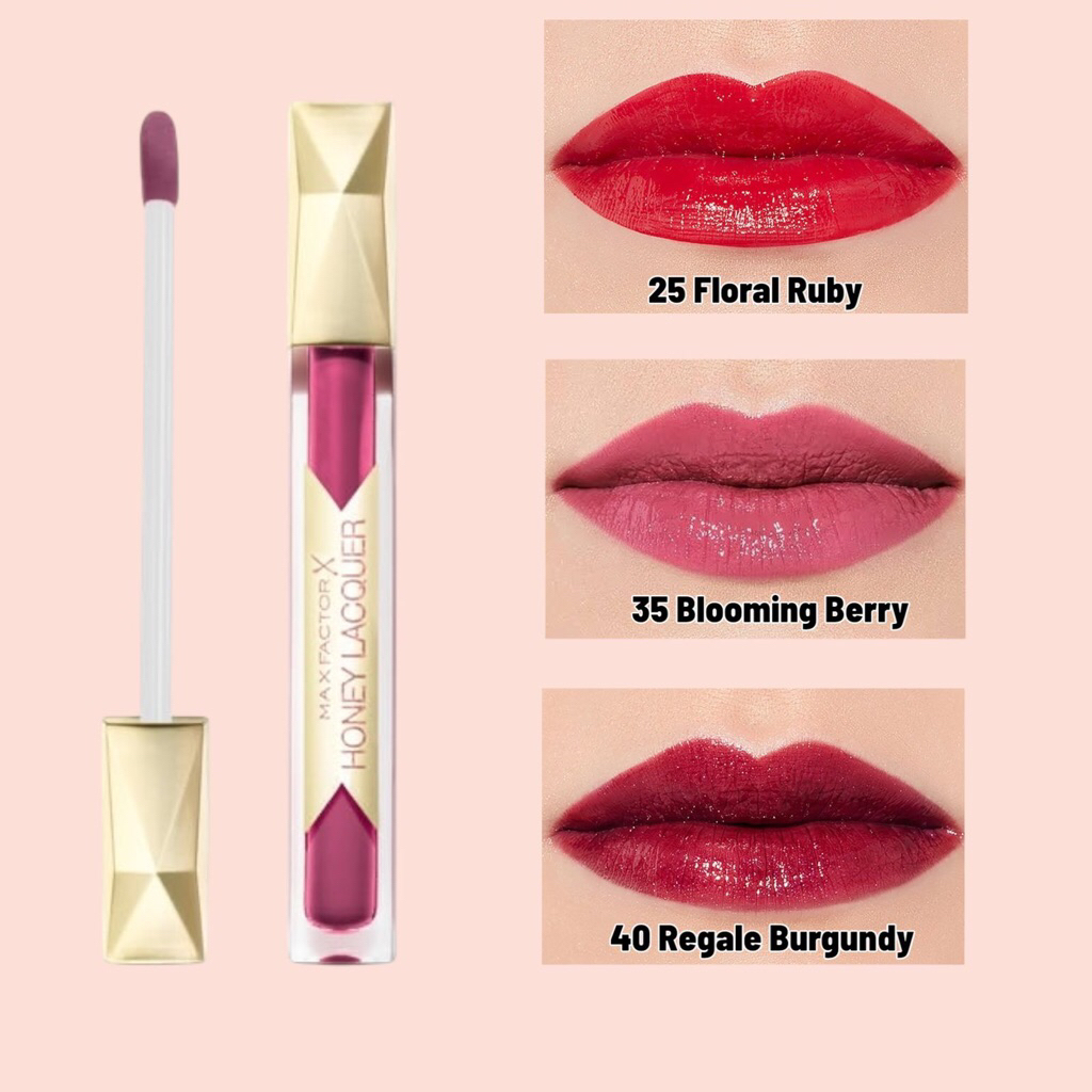 Max Factor Lipstick Honey Lacquer Lip Glossy