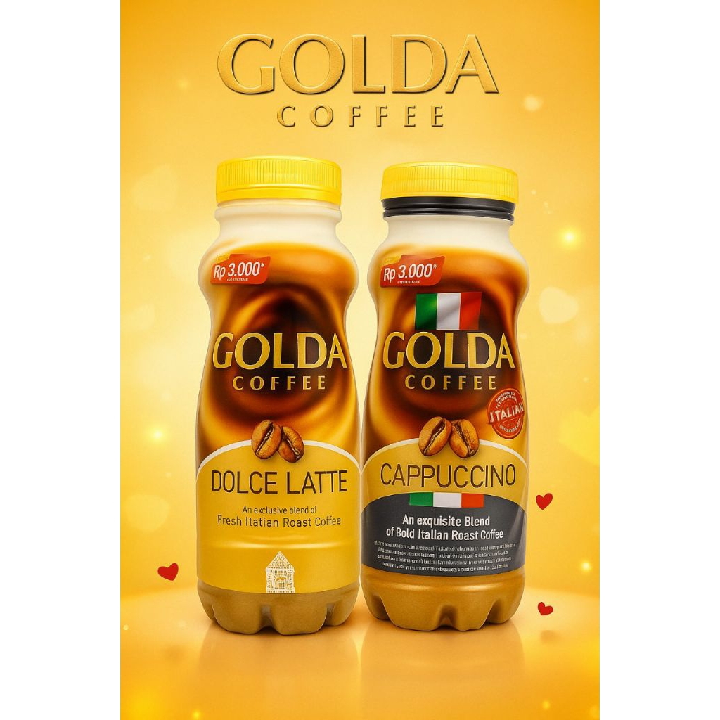 

Kopi botol Golda Cappucino