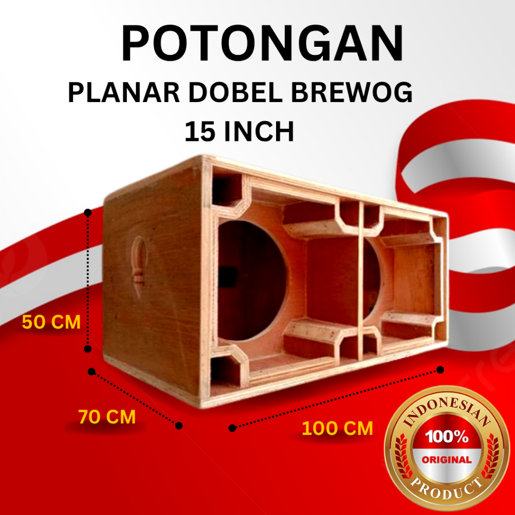POTONGAN BOX AUDIO SOUND SYSTEM MODEL PLANAR 15 INCH TRIPLEK 18 MM