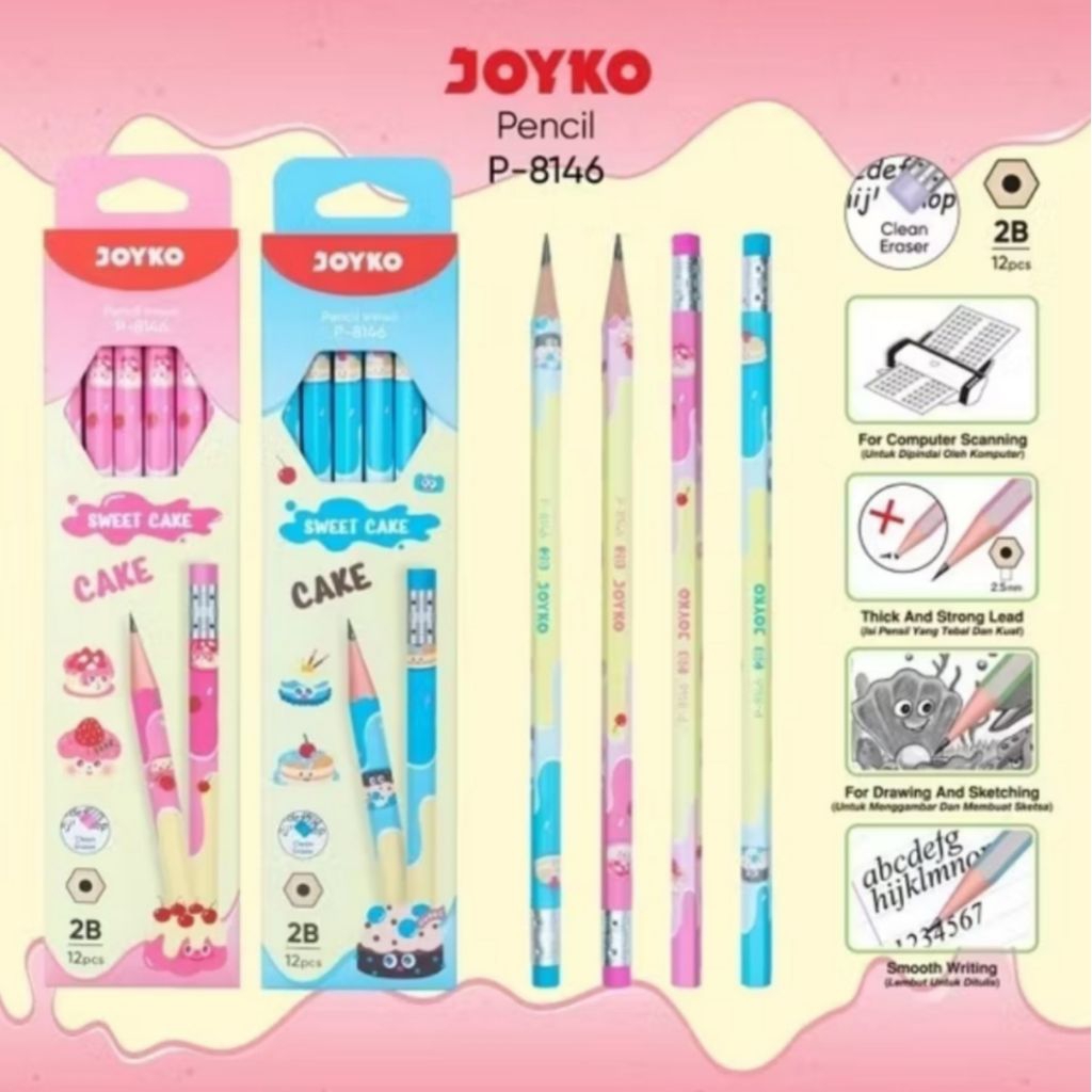 

#KarensMart Pensil JOYKO Cake P-8146