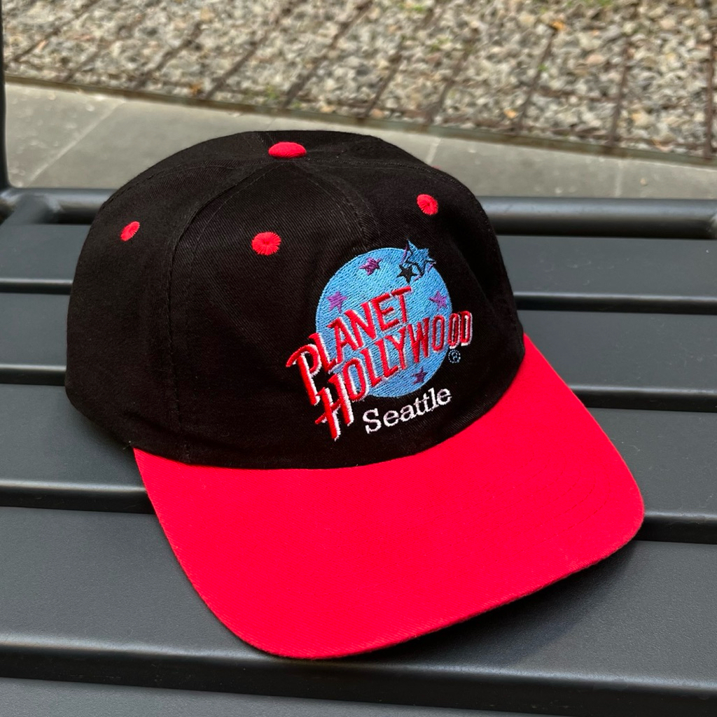 VINTAGE 90s PLANET HOLLYWOOD SEATTLE HAT
