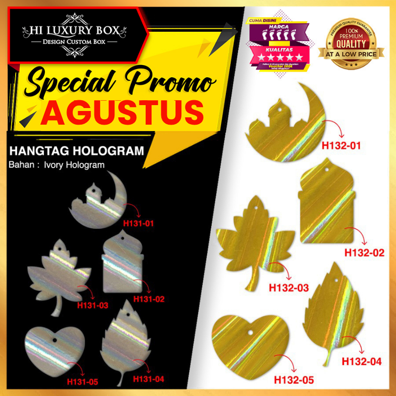 

Hangtag Hologram|Polos|Murah|Kartu Ucapan|Hiasan Label|Aksesoris|H131