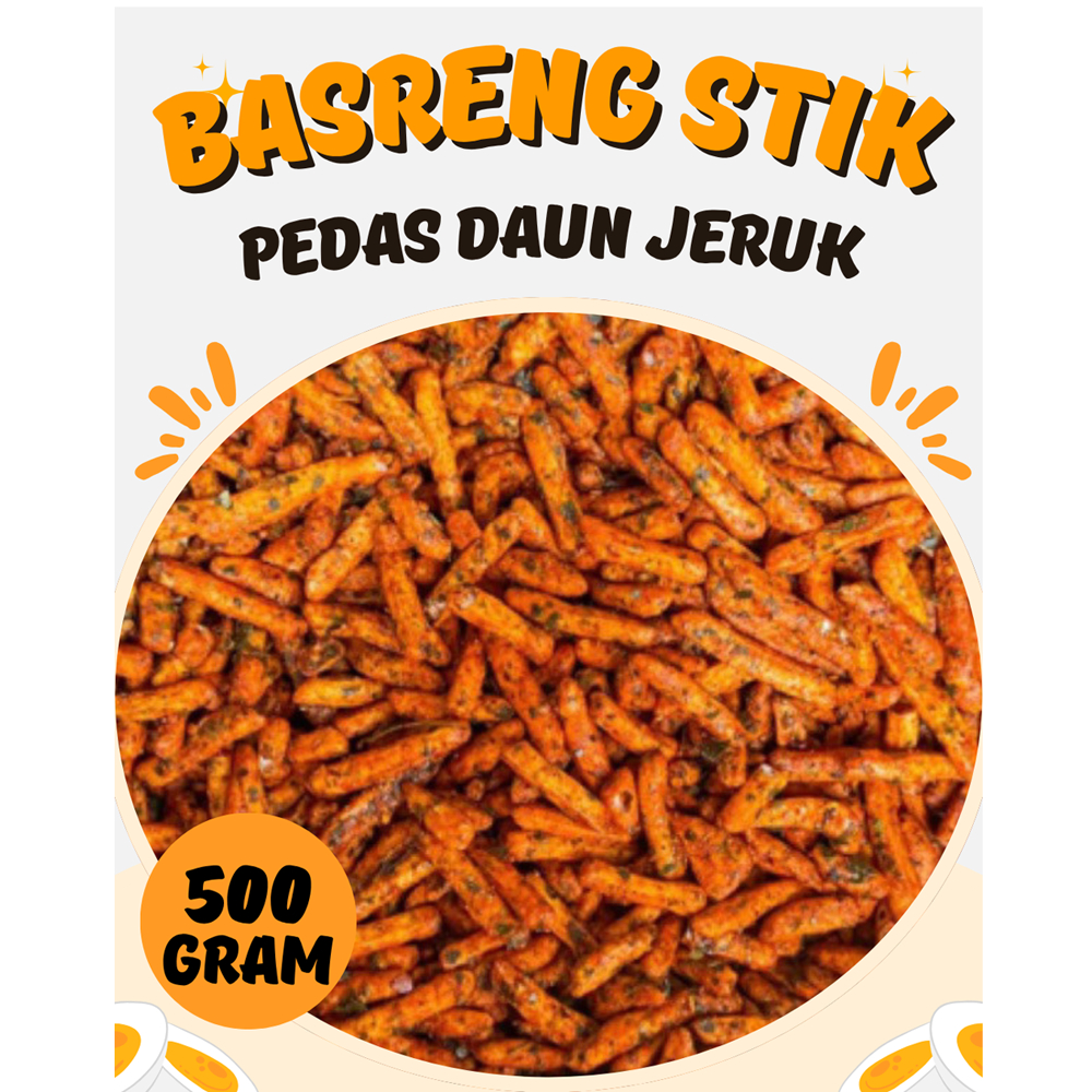 

Basreng Stik Bastik Pedas Daun Jeruk Bakso Goreng Cemilan Renyah Pedas Bikin Nagih 500 Gram