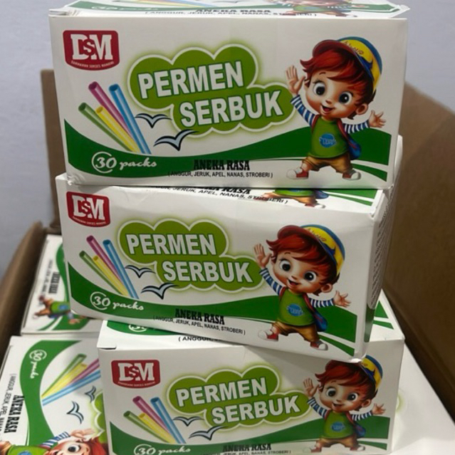 

PERMEN SERBUK/PERMEN PIPET 1 BOX ISI 30 PCS
