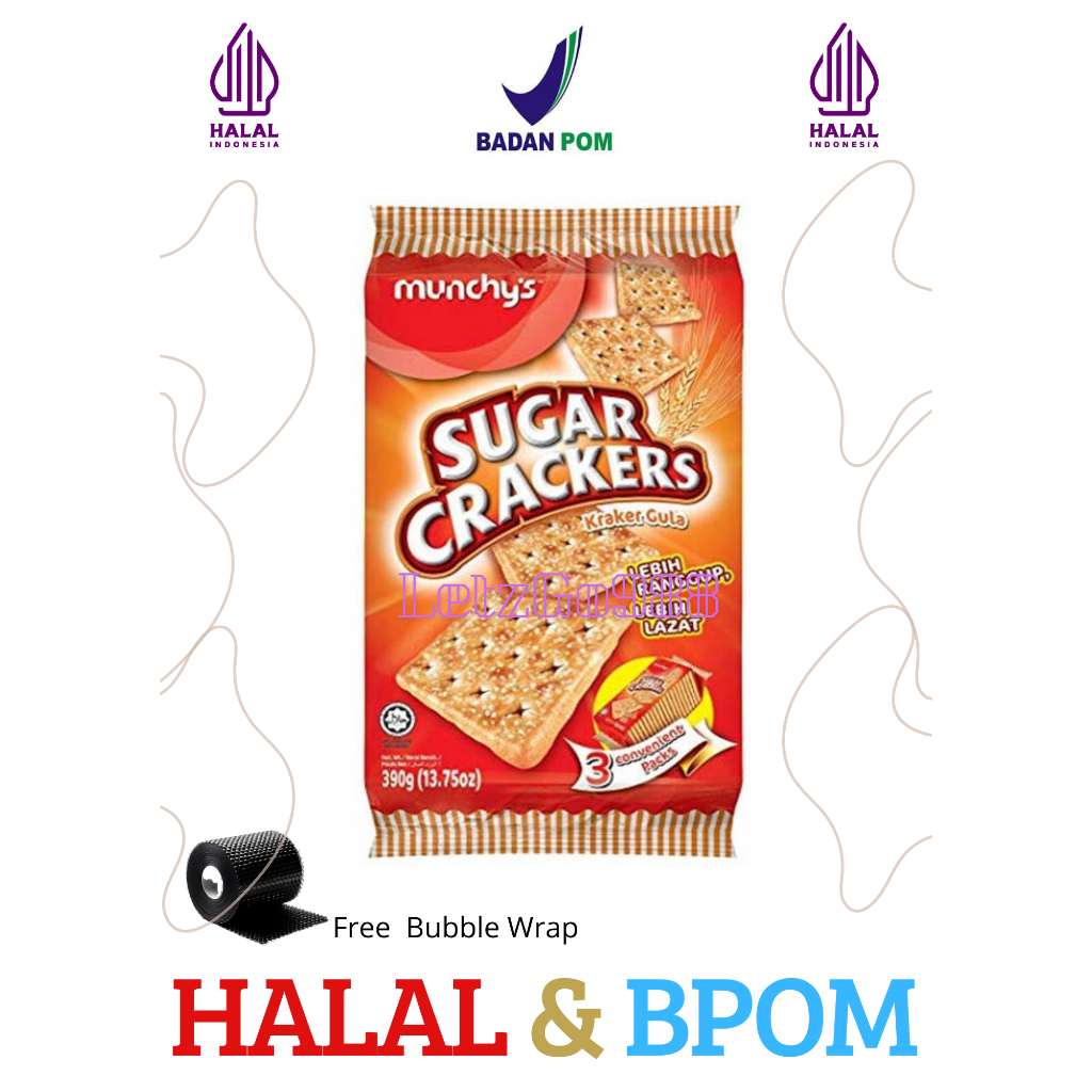 

Biskuit Munchys Sugar Crackers