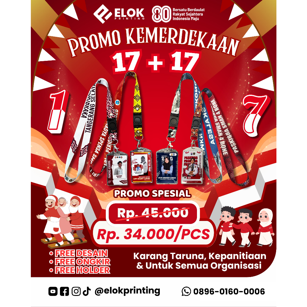 

ID CARD LANYARD OSIS Terbaru dengan Desain Ekslusif dan Klip Anti-Patah