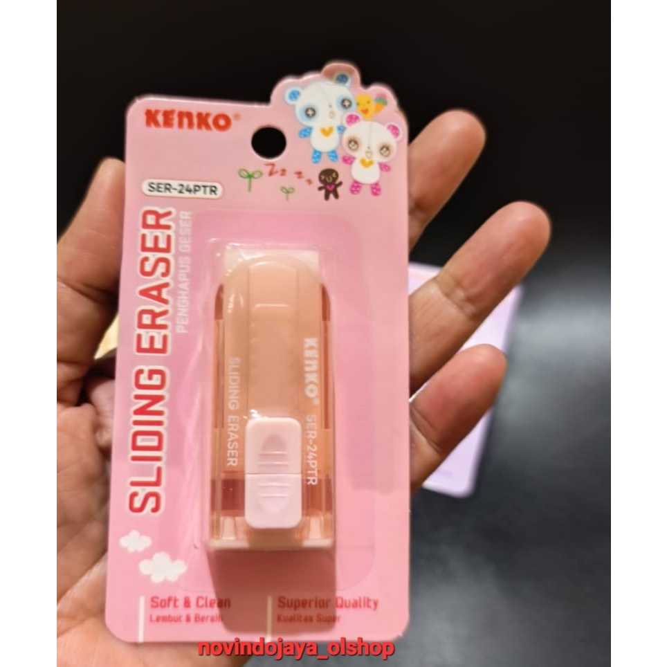 

KENKO SLIDING ERASER PENGHAPUS CUTTER PENGHAPUS DORONG SER-24PTR TERMURAH ECER 1PCS