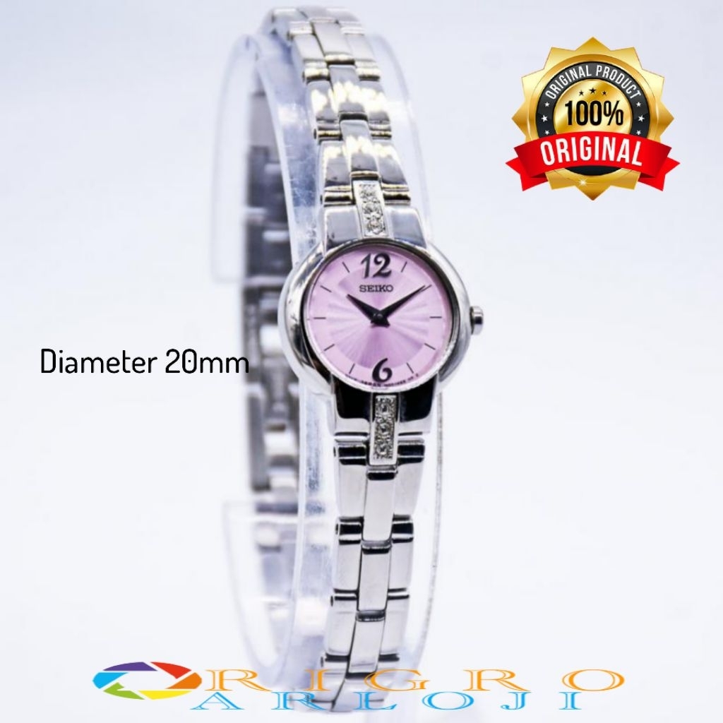 Jam Tangan Wanita Seiko SUJG37P1 Original Garansi Resmi 3 Tahun - Silver Pink