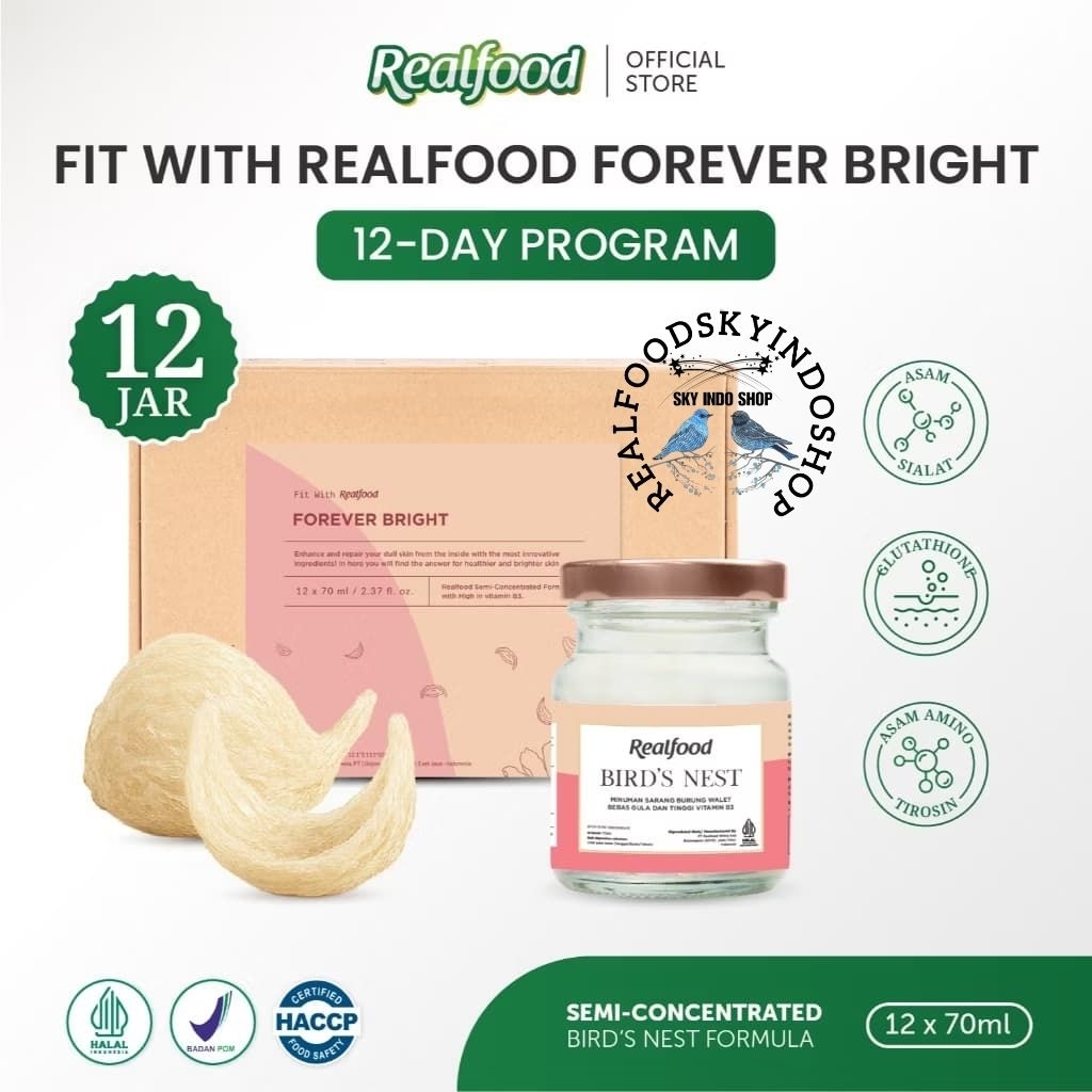 

Realfood Forever Bright 6 Botol & 12 Botol Diskon Harga ( Minuman Sarang Burung Walet ) RSIS