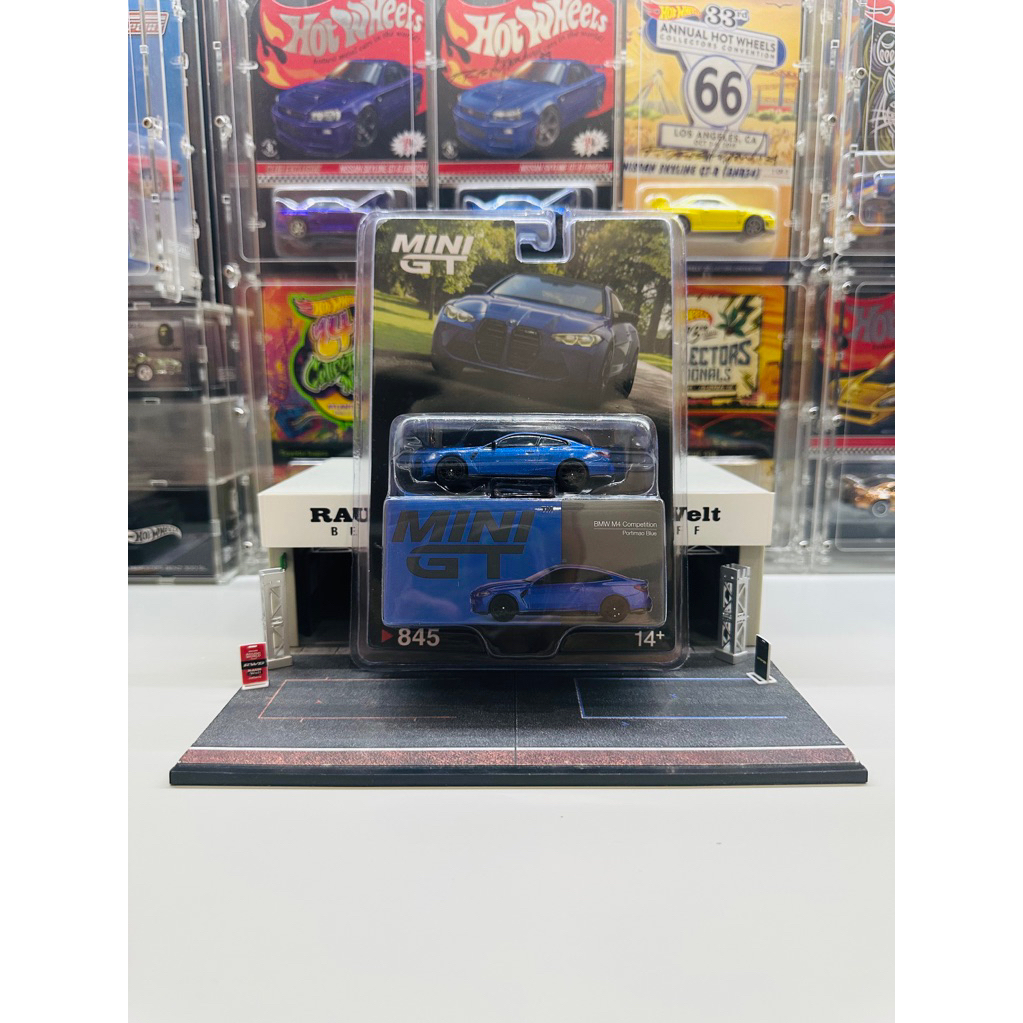 Mini GT No 845 BMW M4 Competition (G82) Portimao Blue Blister Packaging