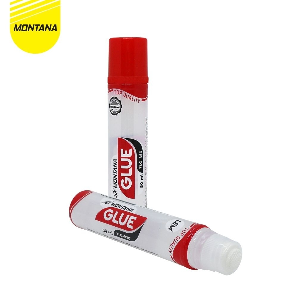 

1 Buah MONTANA TLG-R50 Gel Glue Lem Kertas Gel Bening 50ml Roll On