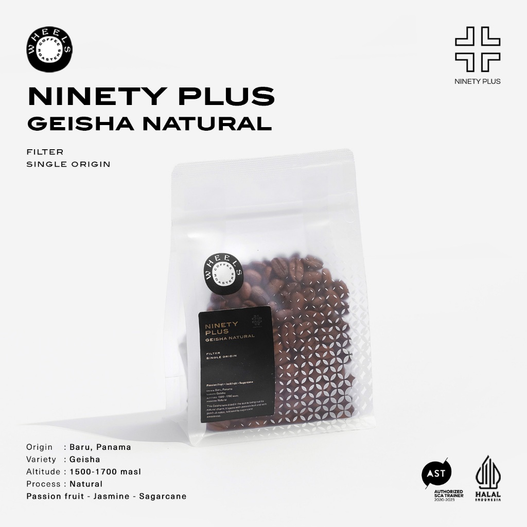 

Ninety Plus Geisha Natural Single Origin Filter Specialty Wheels Coffee Roasters