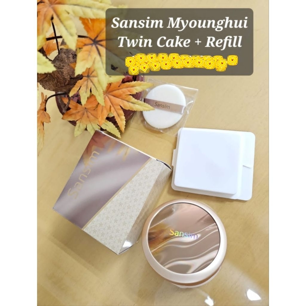 Bedak Jutanhak SANSIM Myeonghui Twin Cake (11gr) + refill