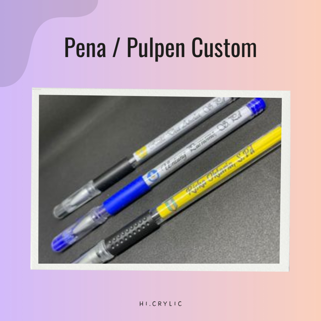 

Pena / Pulpen Custom Ekonomis | Media Promosi atau Souvenir