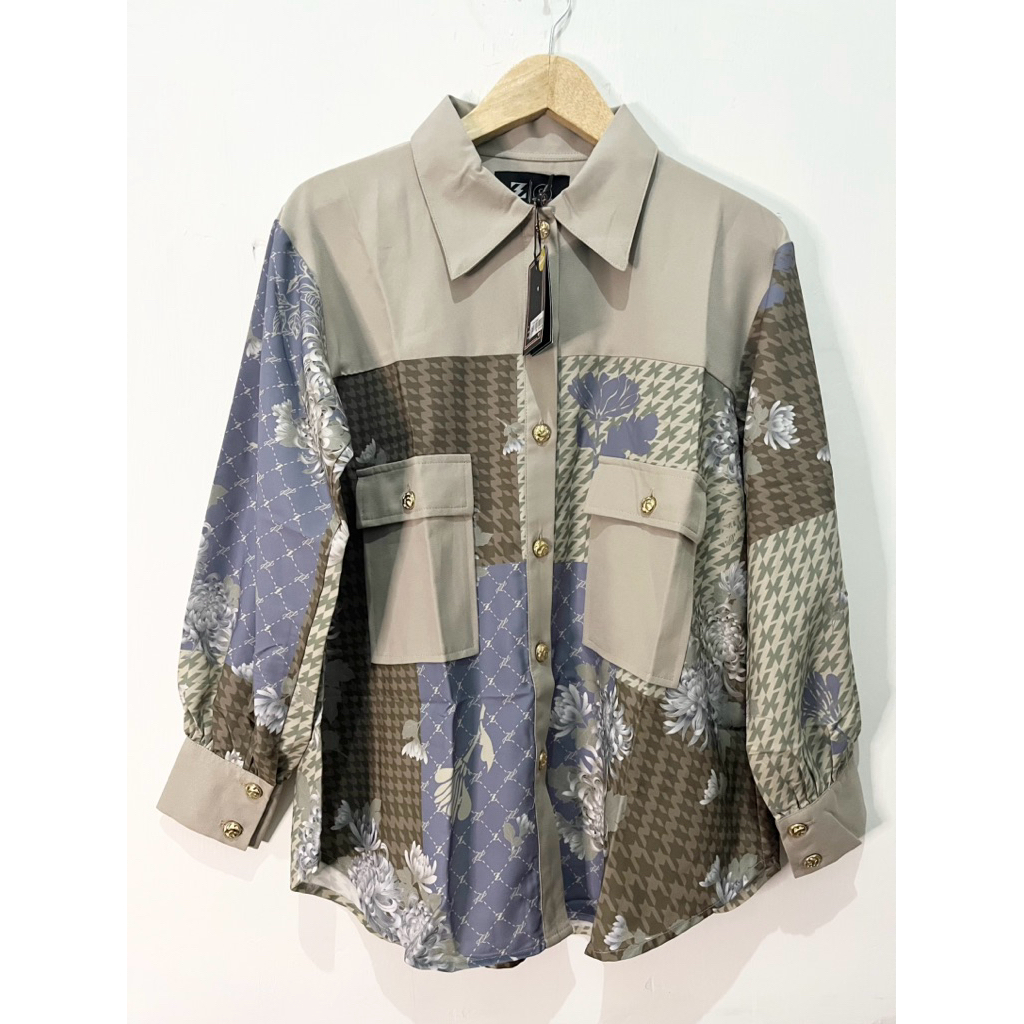 new zaskia sungkar x laudya cintya bella zs x lcb eowin blouse