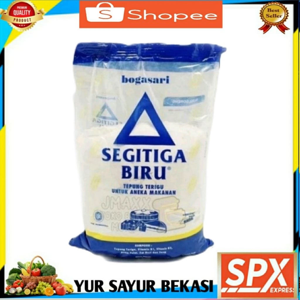 

Tepung Segitiga Biru 1kg.